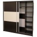 Dormitor Milano cu Pat Tapitat Wenge 140x200 cm